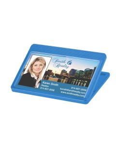 Business Card Power Clip - Translucent Blue
