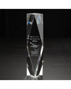 Small Chairmans 3D Crystal Award