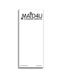 Paper Note Pad 3 1/2 x 8 1/2, 25 pages w/ magnet